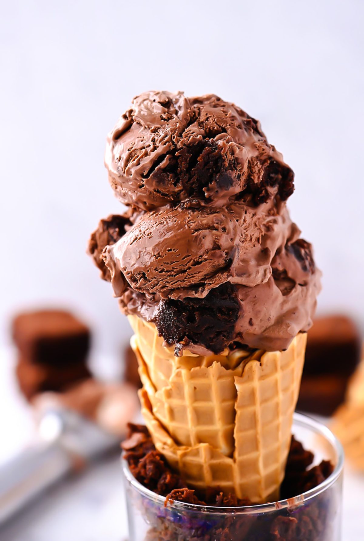 Chocolate Brownie Ice Cream