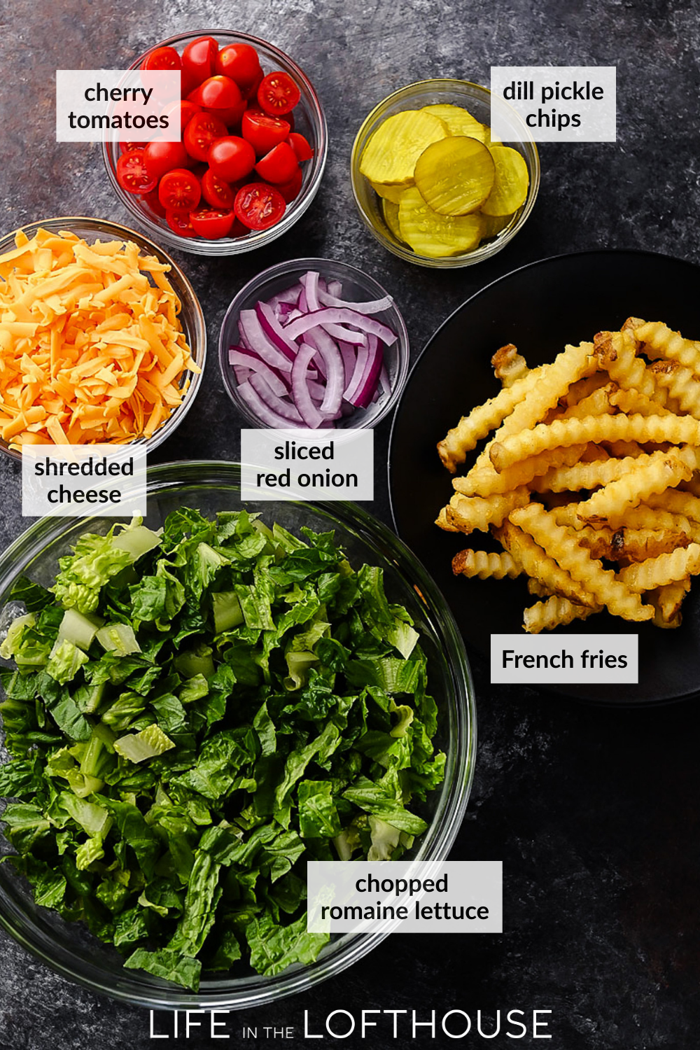 Toppings for Burger Bowls