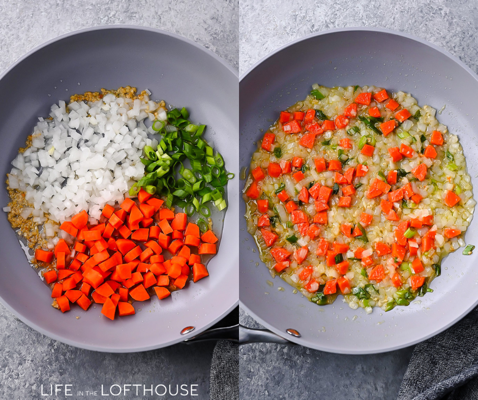 Copycat Benihana Fried Rice Steps