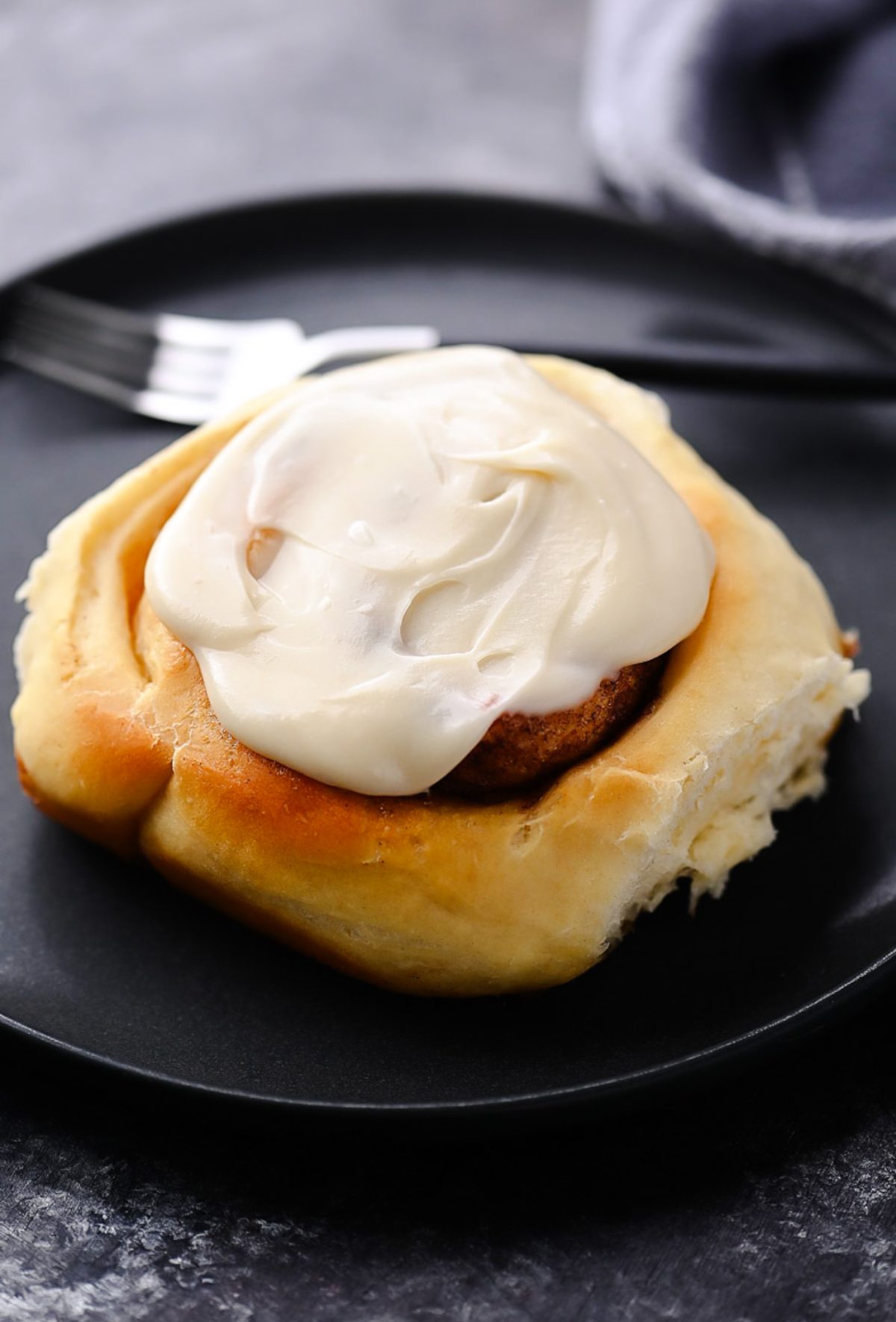 Homemade Cinnamon Rolls with Maple Cream Cheese Frosting