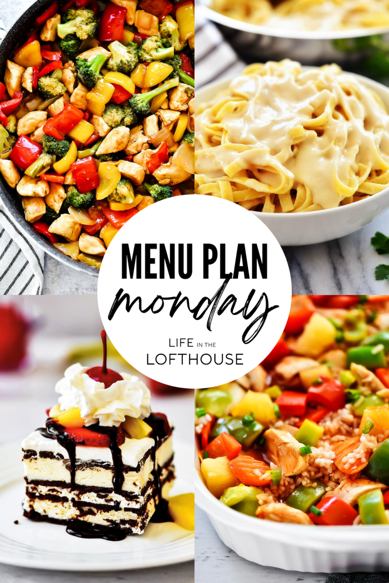 Menu Plan Monday is a collection of family favorite recipes from dinner to dessert.
