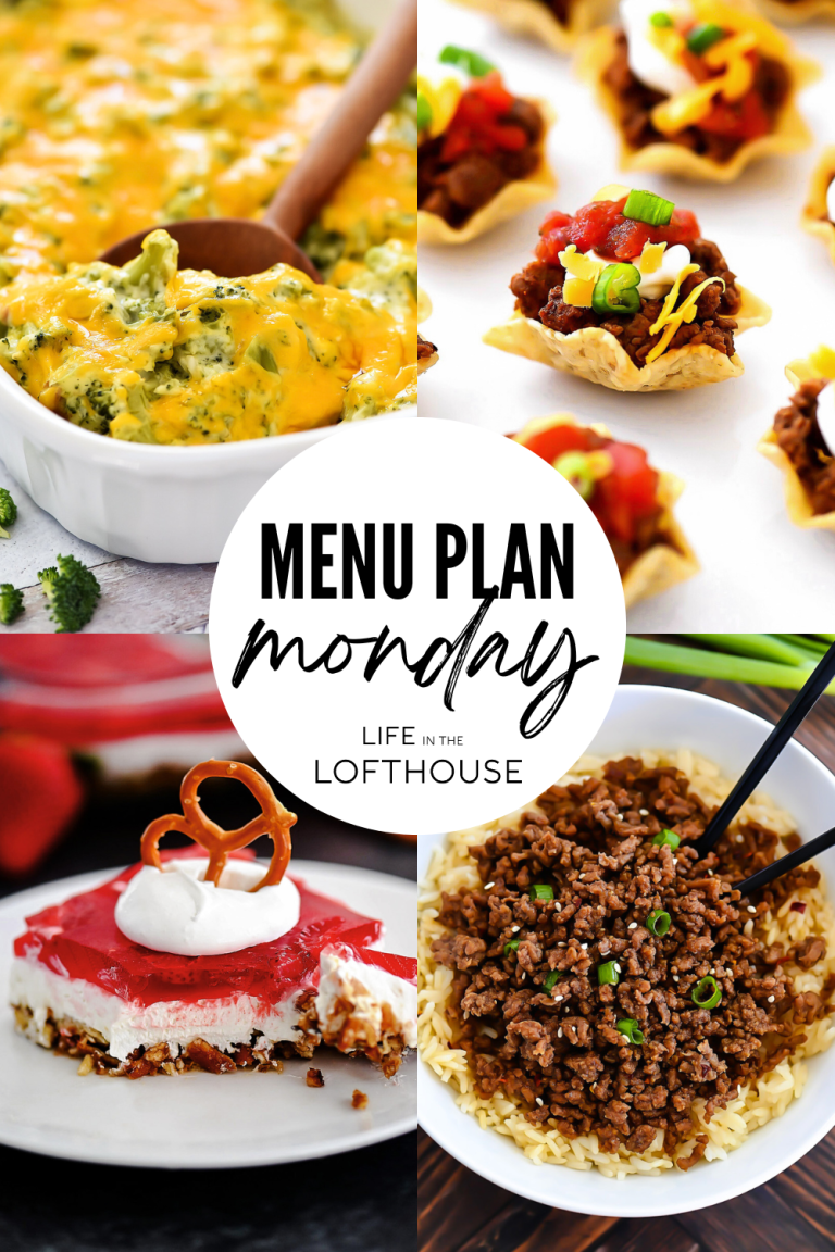 Menu Plan Monday is a collection of family favorite recipes from dinner to dessert.