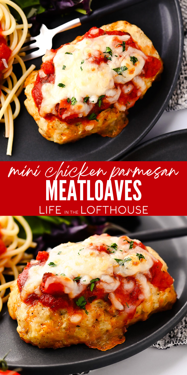 Chicken Parmesan Meatloaves