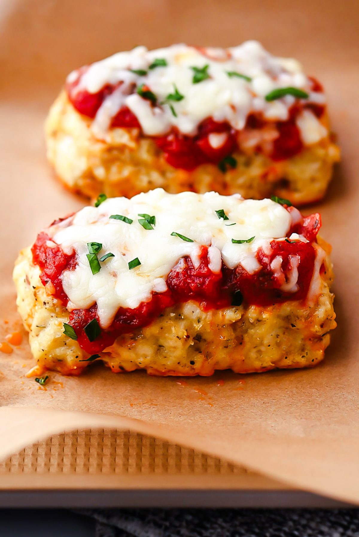 Chicken Parmesan Meatloaves