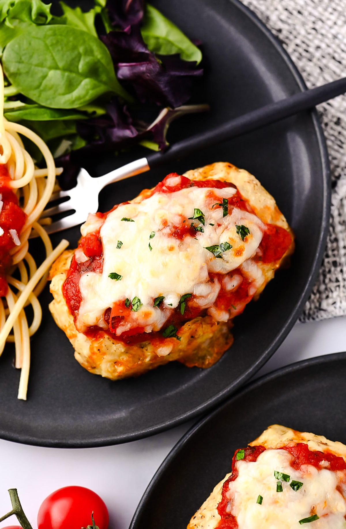 Chicken Parmesan Meatloaves