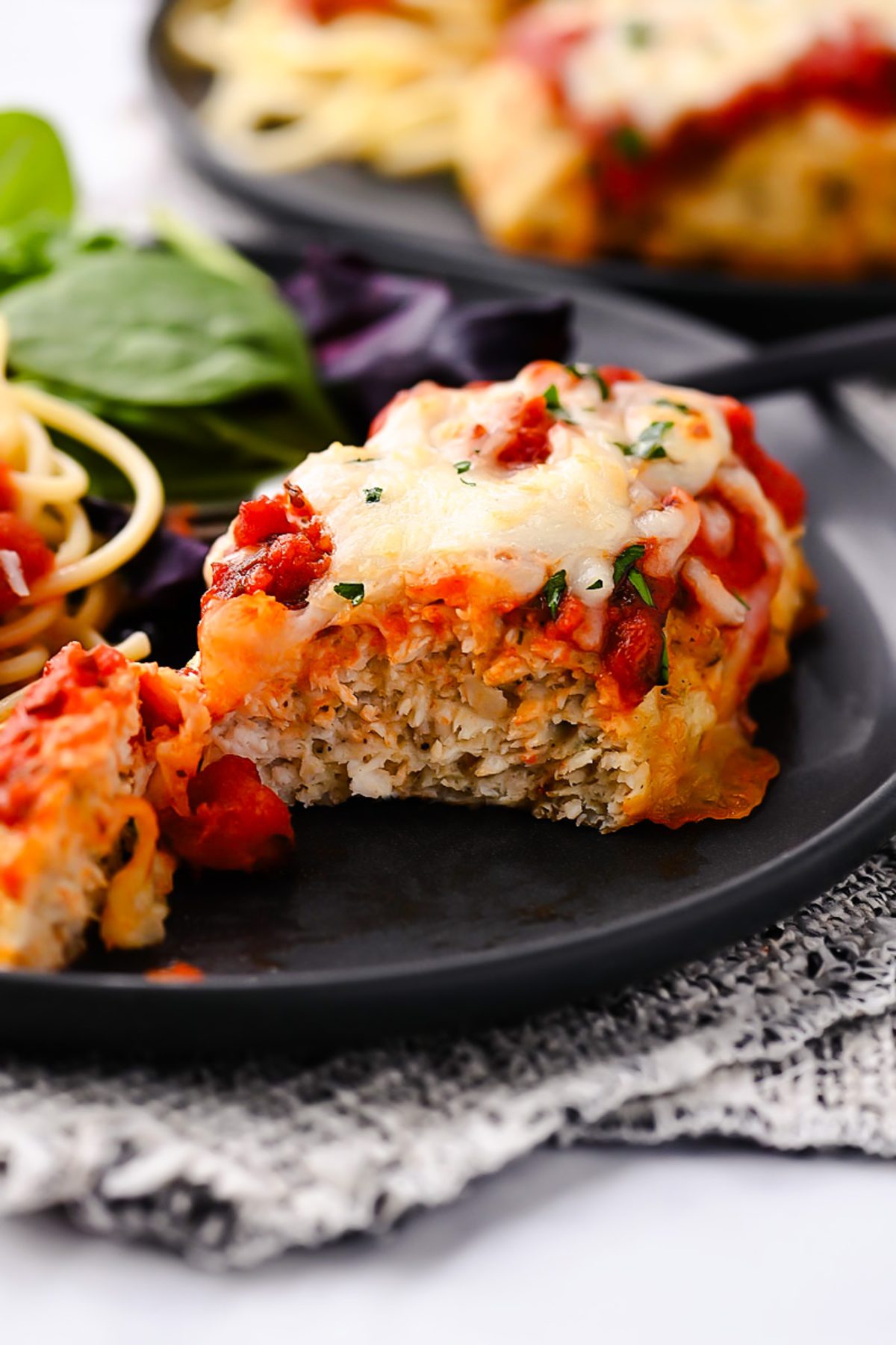 Chicken Parmesan Meatloaves