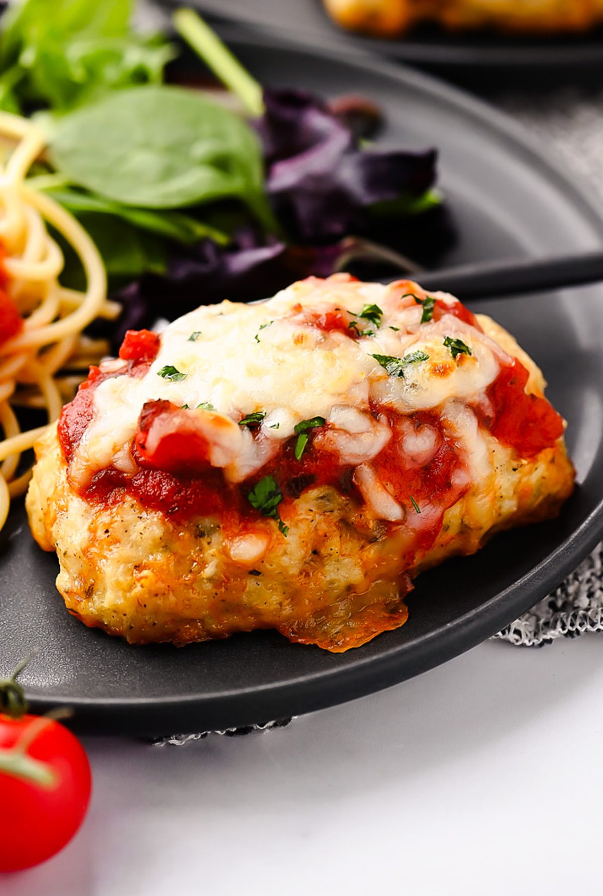 Chicken Parmesan Meatloaves