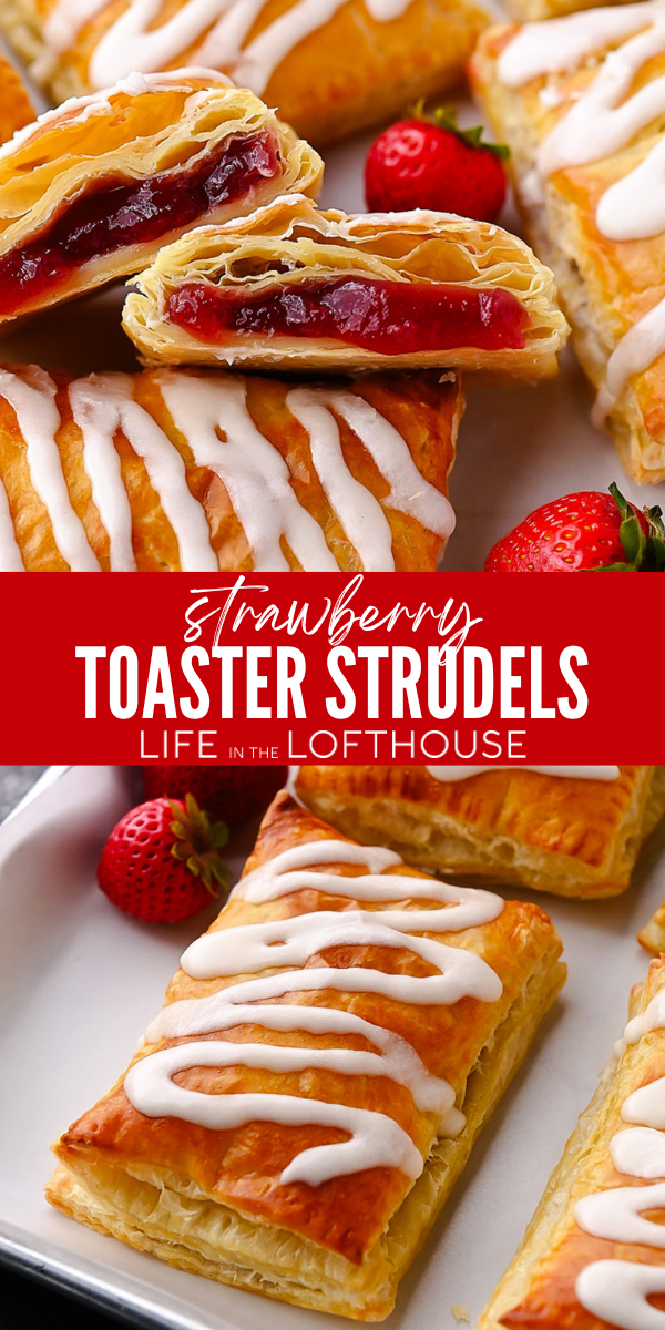 Homemade Strawberry Toaster Strudels