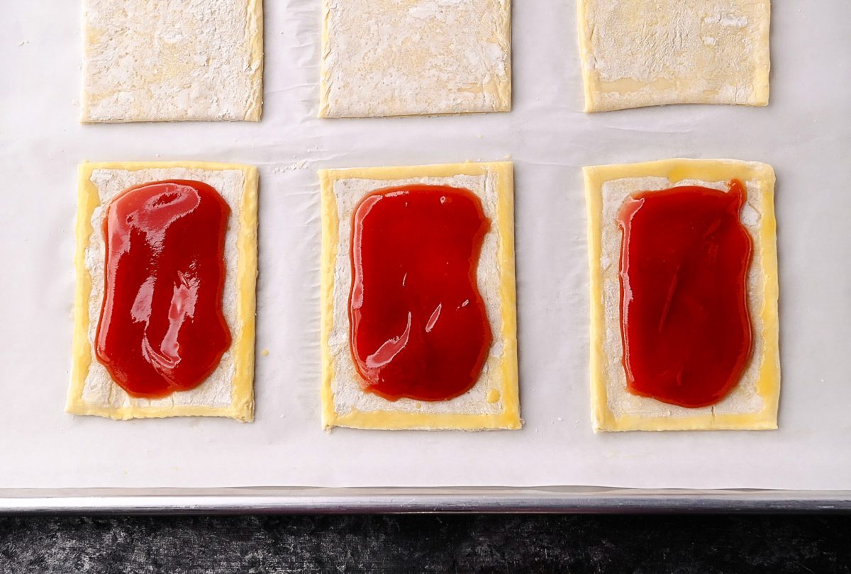 Homemade Strawberry Toaster Strudels Steps