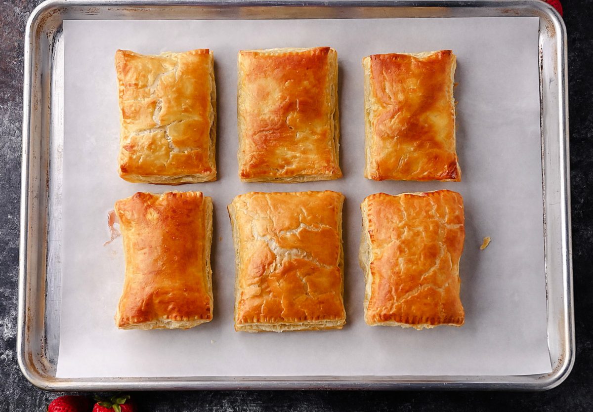 Homemade Strawberry Toaster Strudels Steps