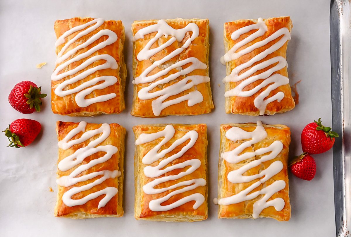 Homemade Strawberry Toaster Strudels