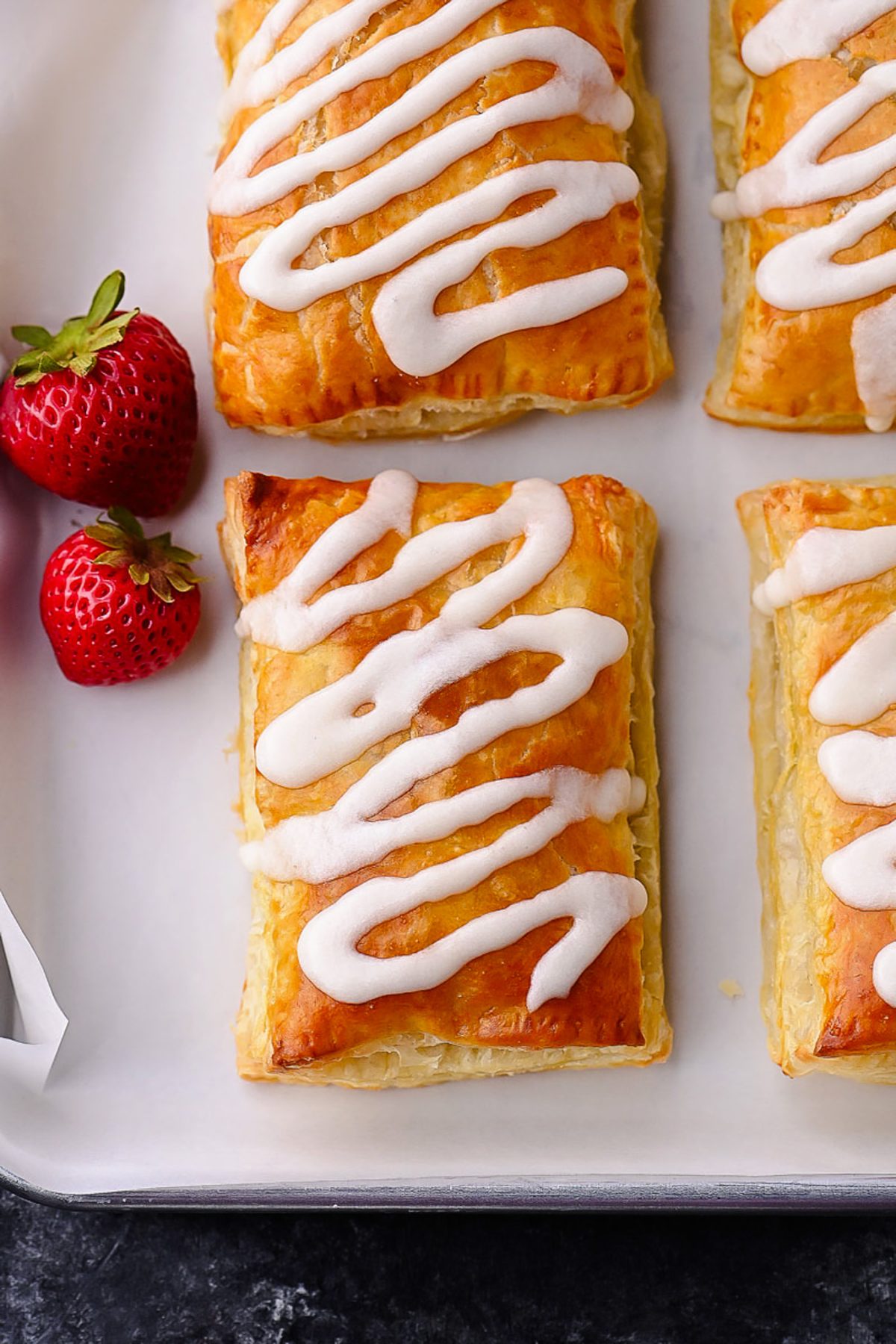 Homemade Strawberry Toaster Strudels