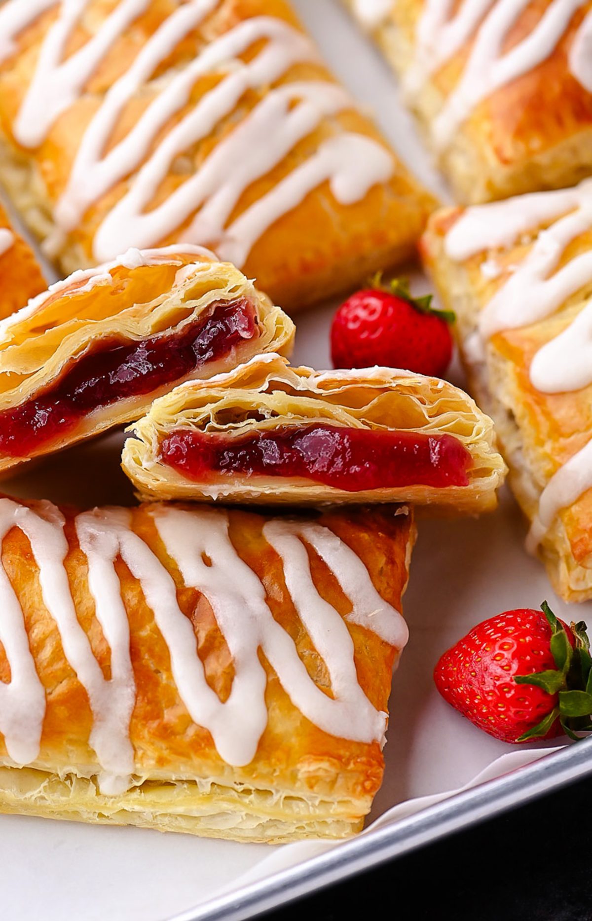 Homemade Strawberry Toaster Strudels