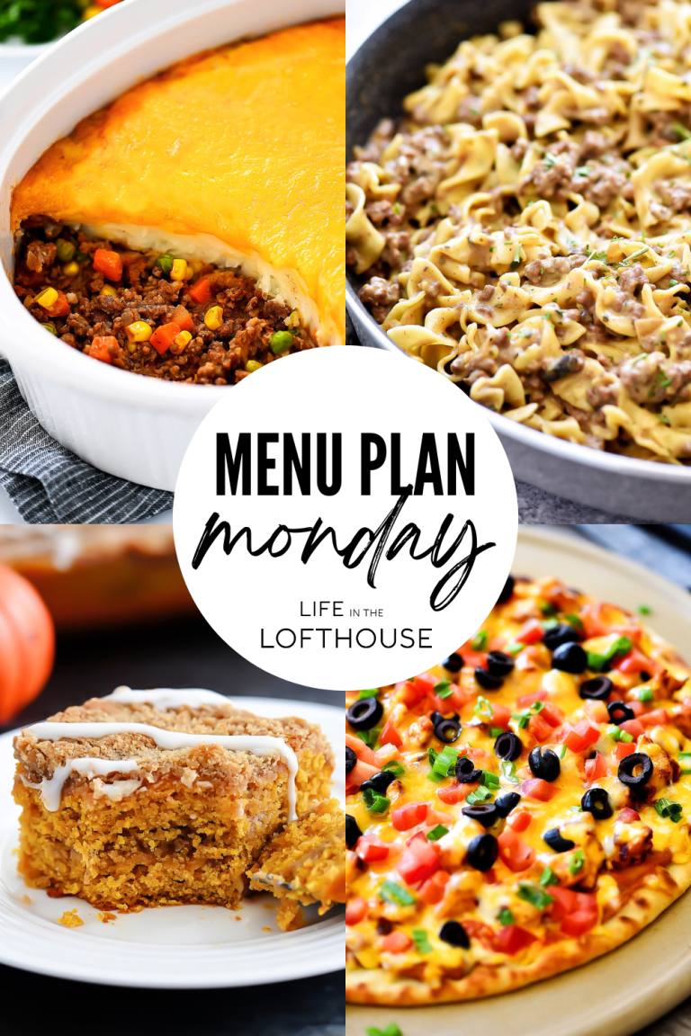 Menu Plan Monday is a collection of family favorite recipes from dinner to dessert.