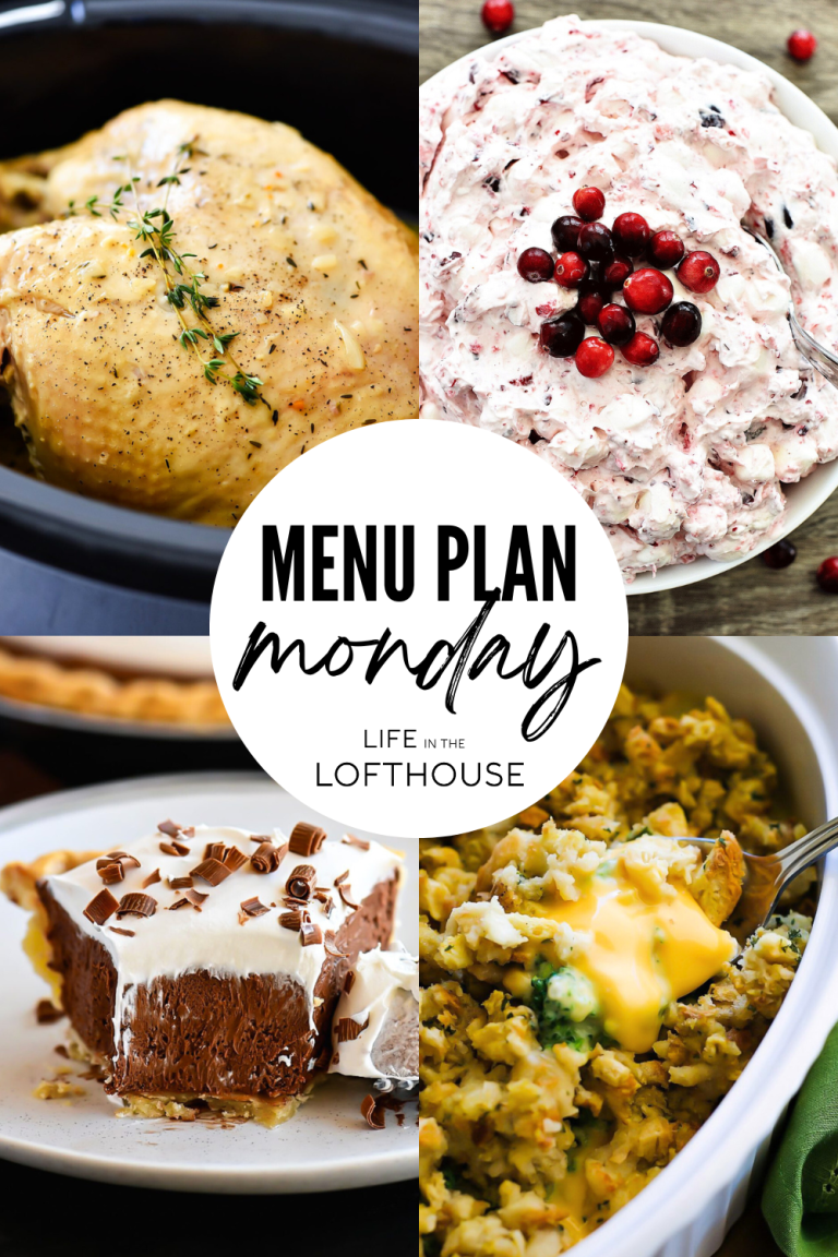 Menu Plan Monday is a collection of family favorite recipes from dinner to dessert.