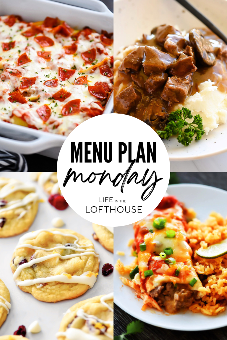 Menu Plan Monday is a collection of family favorite recipes from dinner to dessert.