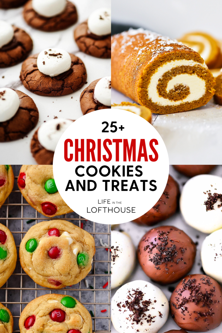 A list of over 25 Christmas Cookie and Treat Recipes