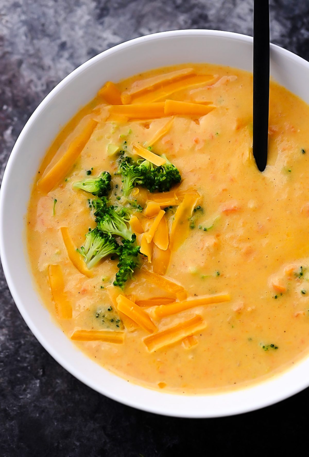 Creamy Slow Cooker Broccoli Cheese and Potato Soup