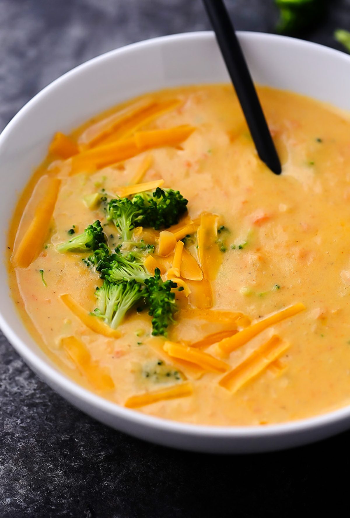 Creamy Slow Cooker Broccoli Cheese and Potato Soup