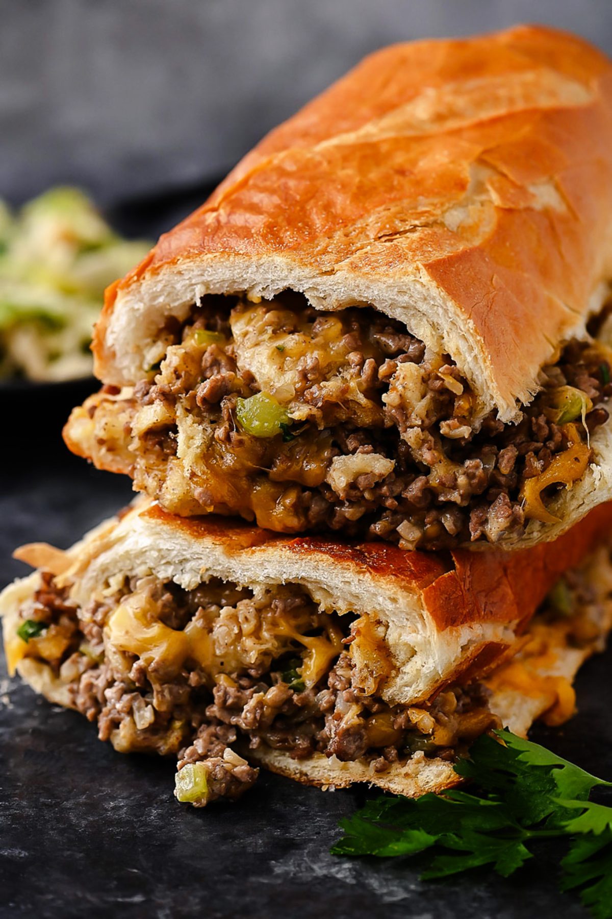 Cheesy Stuffed French Bread