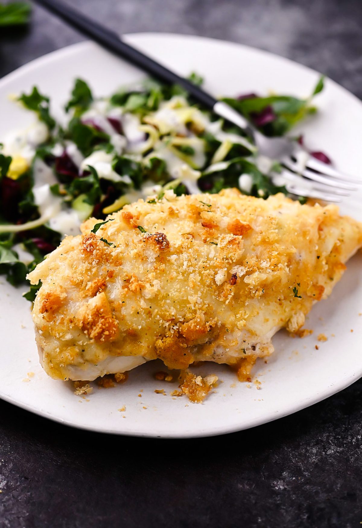 Creamy Baked Caesar Chicken