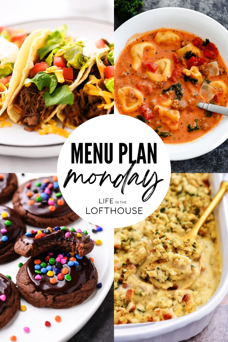 Menu Plan Monday is a collection of family favorite recipes from dinner to dessert.