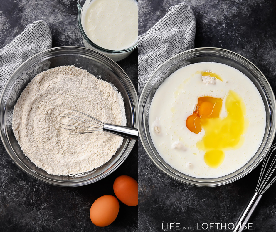 Blueberry Pancakes Steps