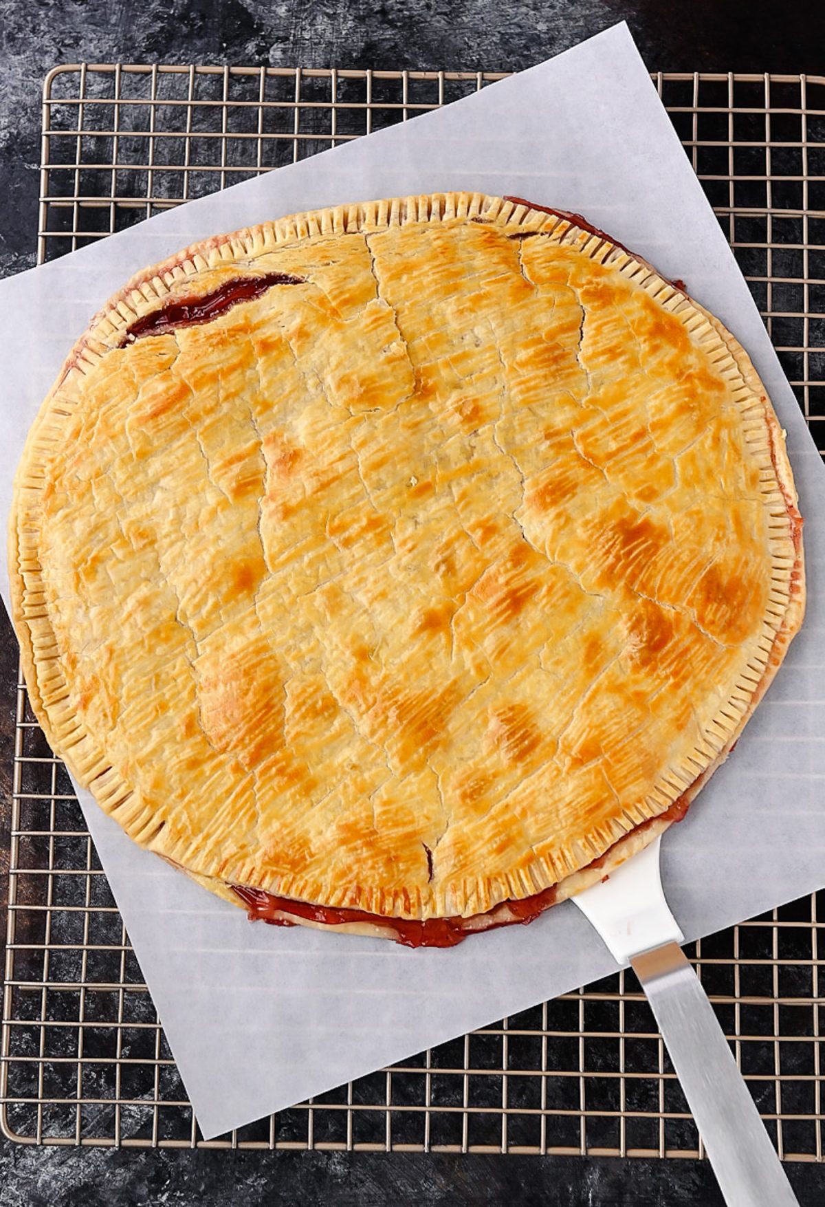 Giant Strawberry Pop Tart