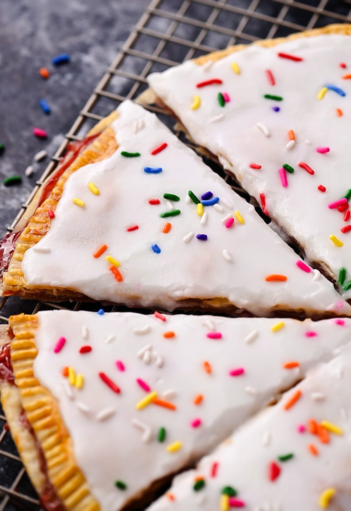 Giant Frosted Strawberry Pop Tart