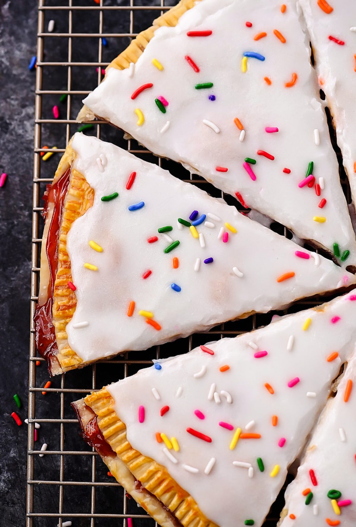 Giant Frosted Strawberry Pop Tart