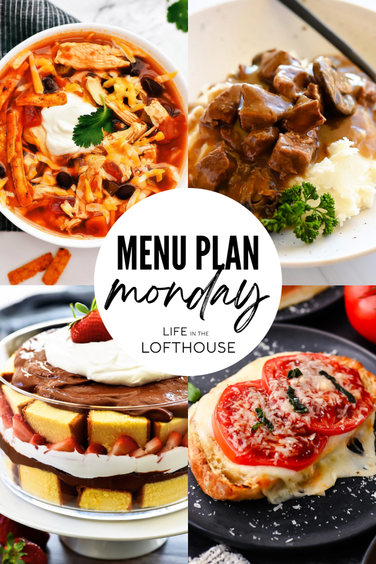 Menu Plan Monday is a collection of family favorite recipes from dinner to dessert.