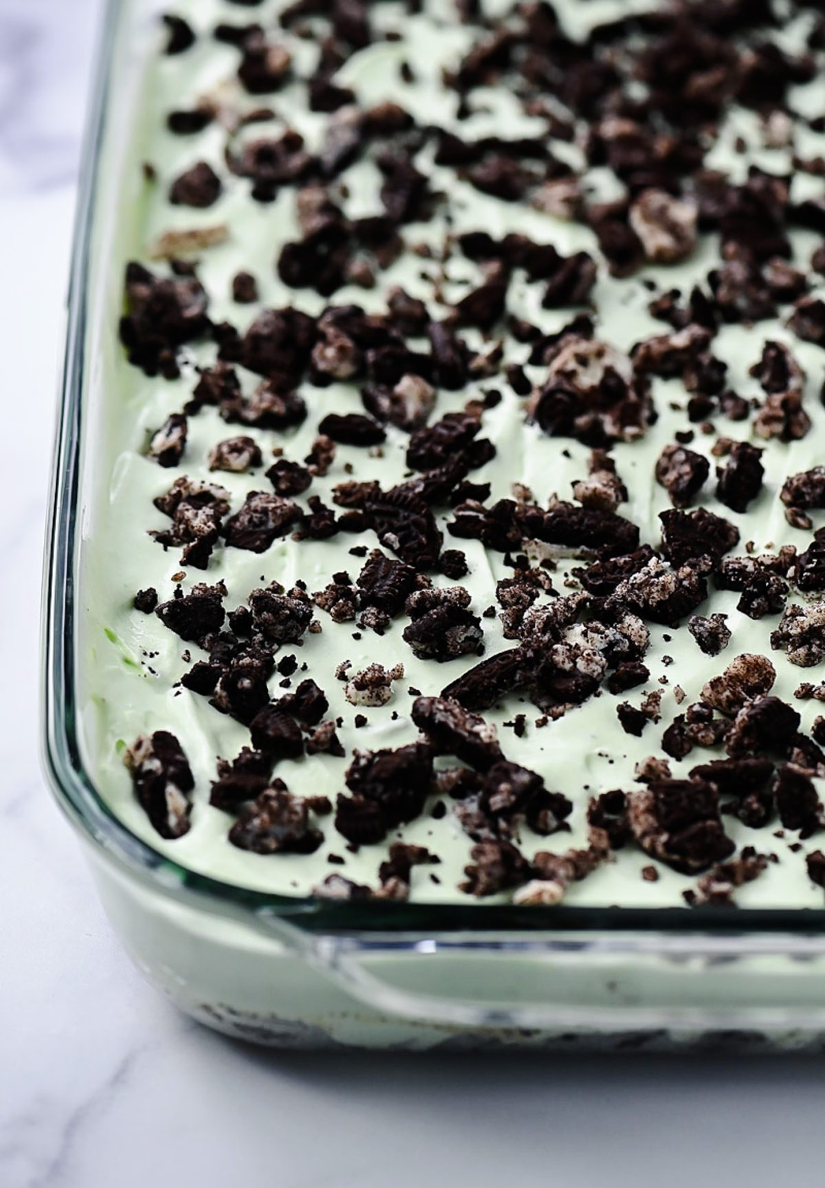 Pistachio Oreo Ice Cream Dessert